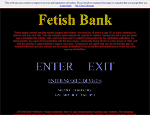 Tablet Screenshot of fetishbank.net